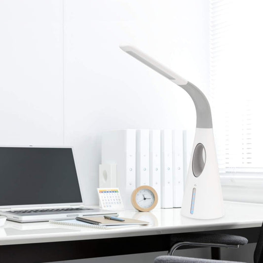 Lámpara de Escritorio UltraBrite Sl9066 Puertos Usb Ventilador