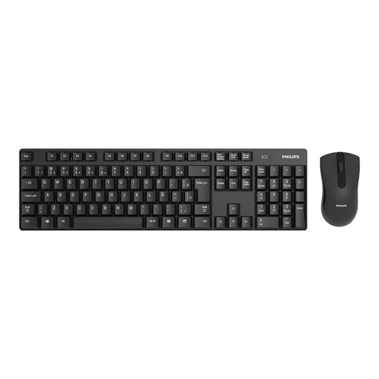 Mouse Y Teclado Inalámbricos Philips Spt6501b 2,4ghz