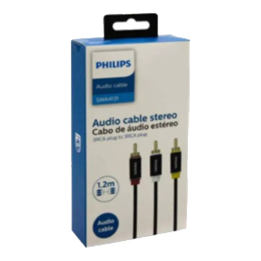Cable De Audio Philips Swa4131/59 3RCA - 3RCA 1,2m