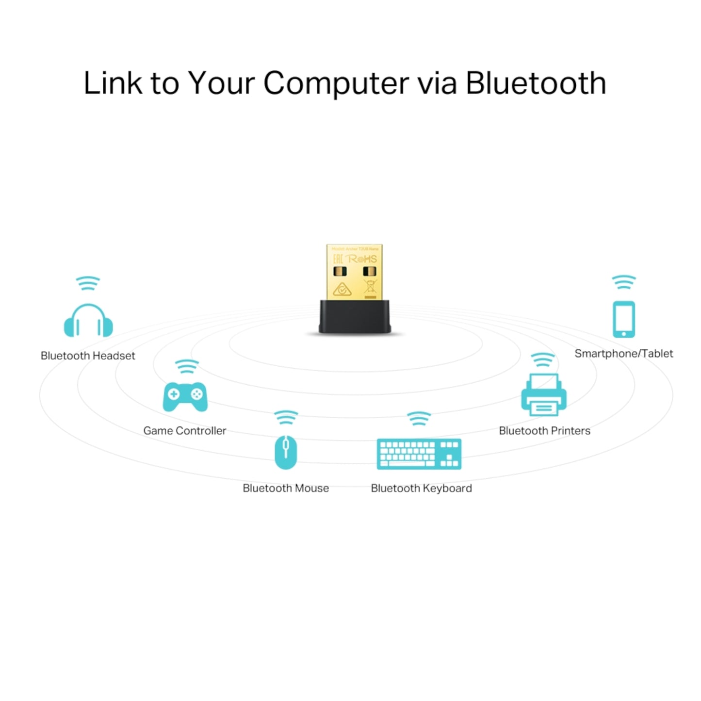 Adaptador Tp-Link Usb Ac600 Wi-Fi y Bluetooth 4.2