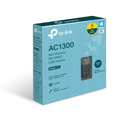 Adaptador de Red Tp-Link Usb Archer T3u Dual Band Ac1300