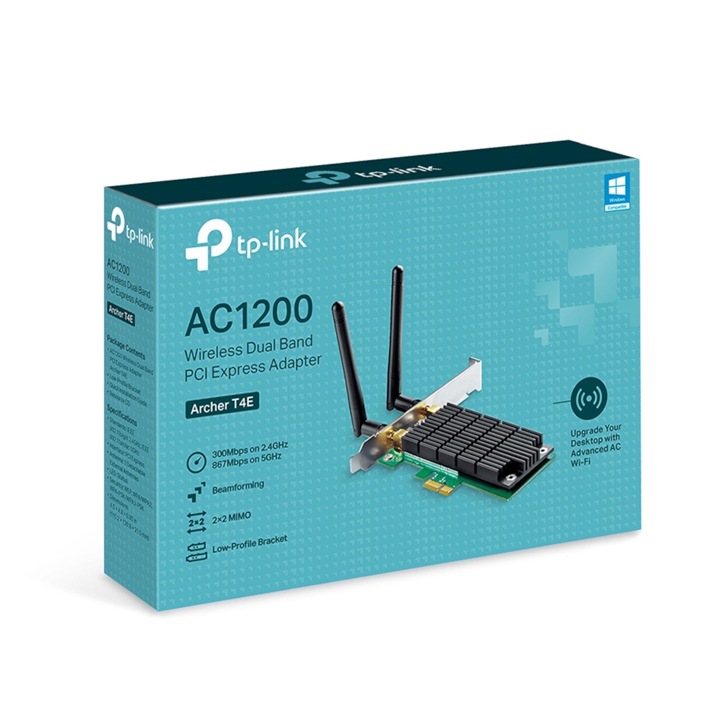 Tarjeta de Red Tp-Link PCIE Archer T4e Dual Band Ac1200