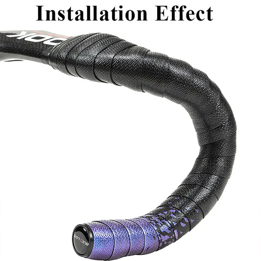 Cinta Para Manillar Antideslizante Impermeable 2,15m Violeta