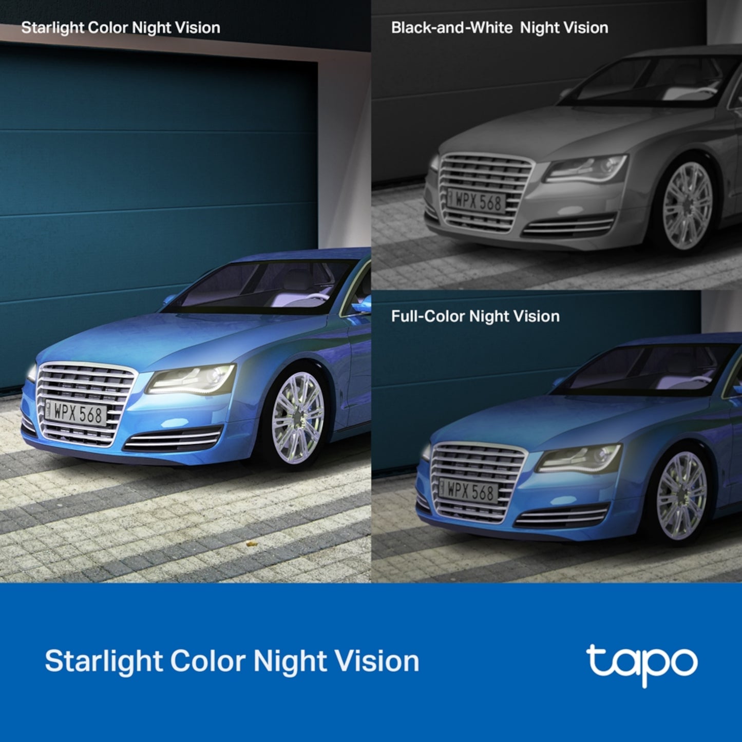 Cámara De Seguridad Tp-Link Tapo C520ws Exterior Visión Nocturna 2K 360°