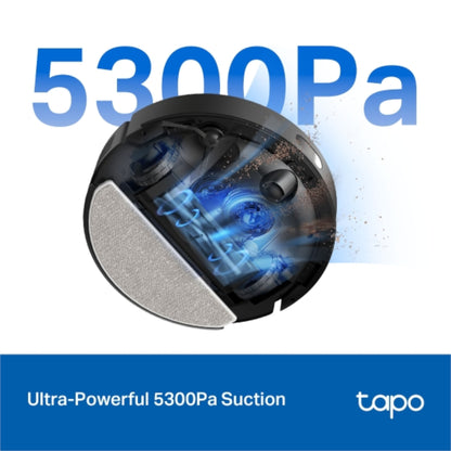 Aspiradora Robot Tp-Link Tapo Rv30 Max Plus Con Base Autovaciado 5300Pa