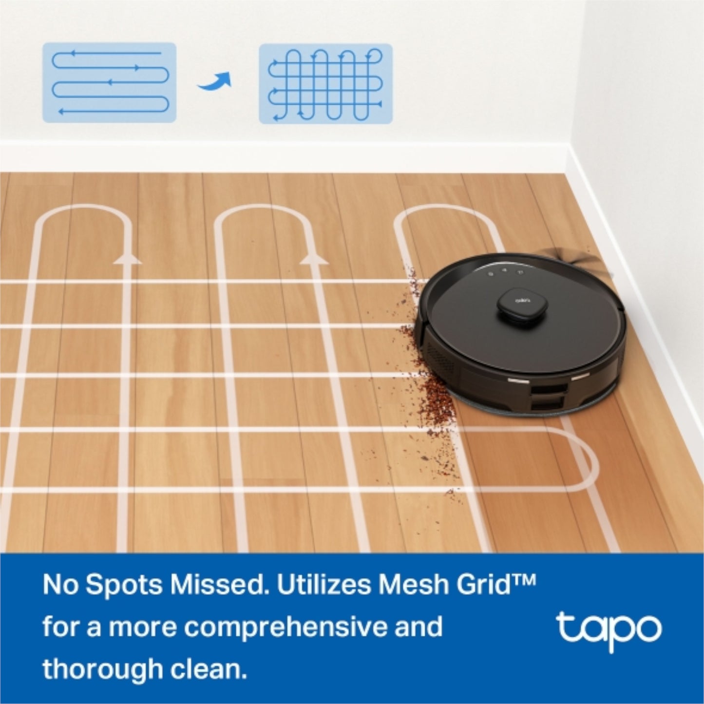 Aspiradora Robot Tp-Link Tapo Rv30 Max Plus Con Base Autovaciado 5300Pa