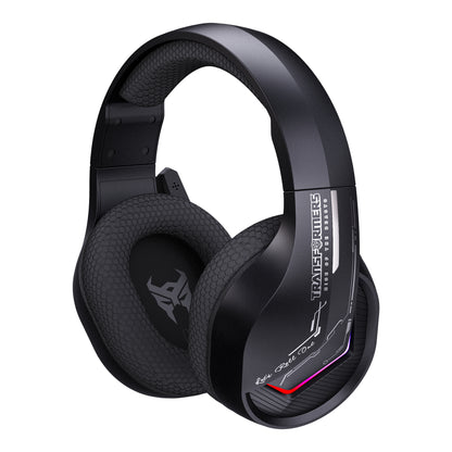 Auriculares Gaming Cableados Transformers TF-G15 Rgb 20mW 50mm Negro
