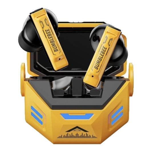 Auriculares Gaming Inalámbricos Bt Transformers TF-T36 10mm Amarillo