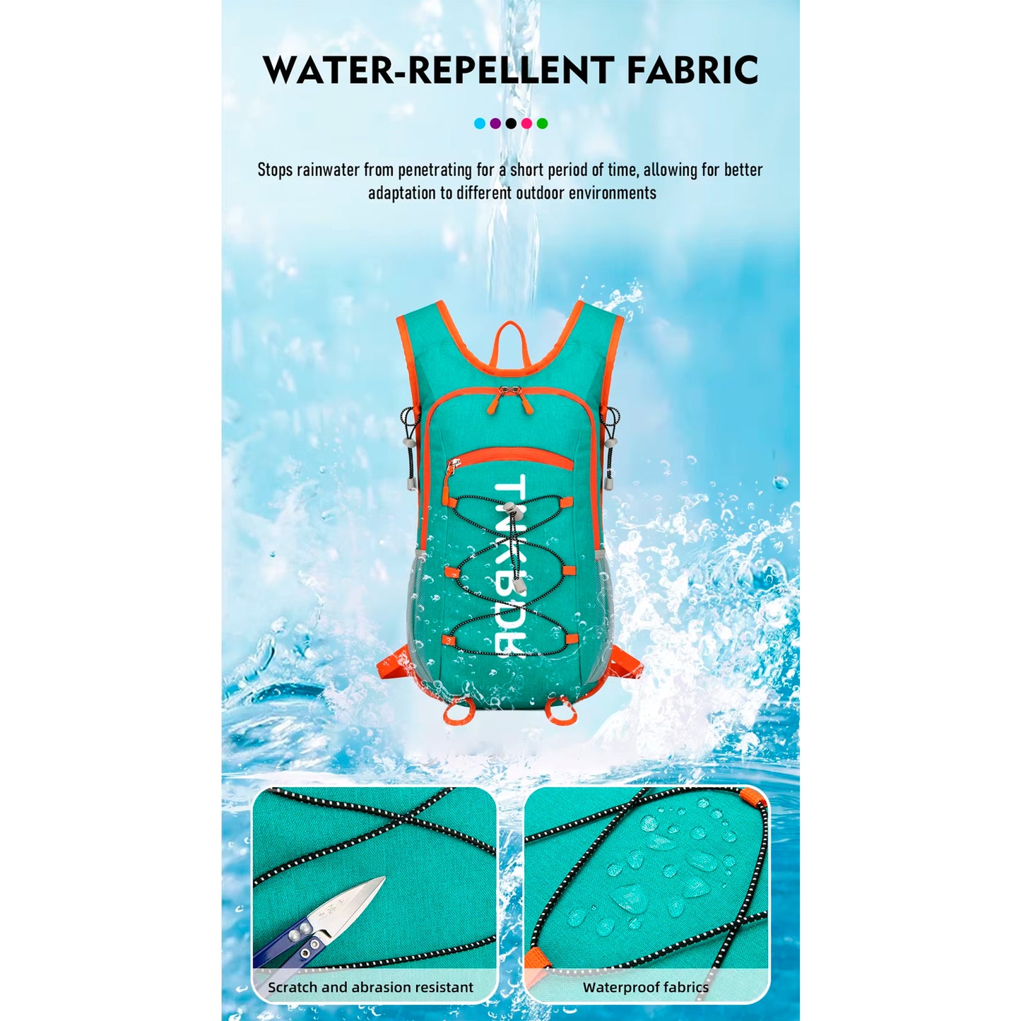 Mochila De Hidratación Thinkrider Repelente Al Agua 20L