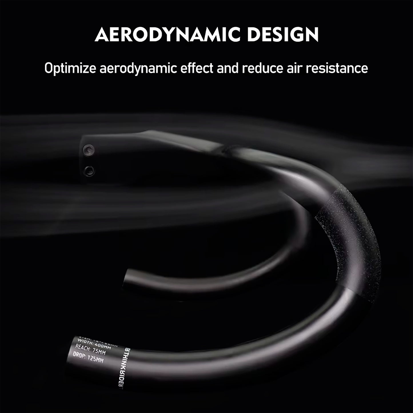 Manillar Bicicleta Thinkrider 400-90mm Fibra De Carbono