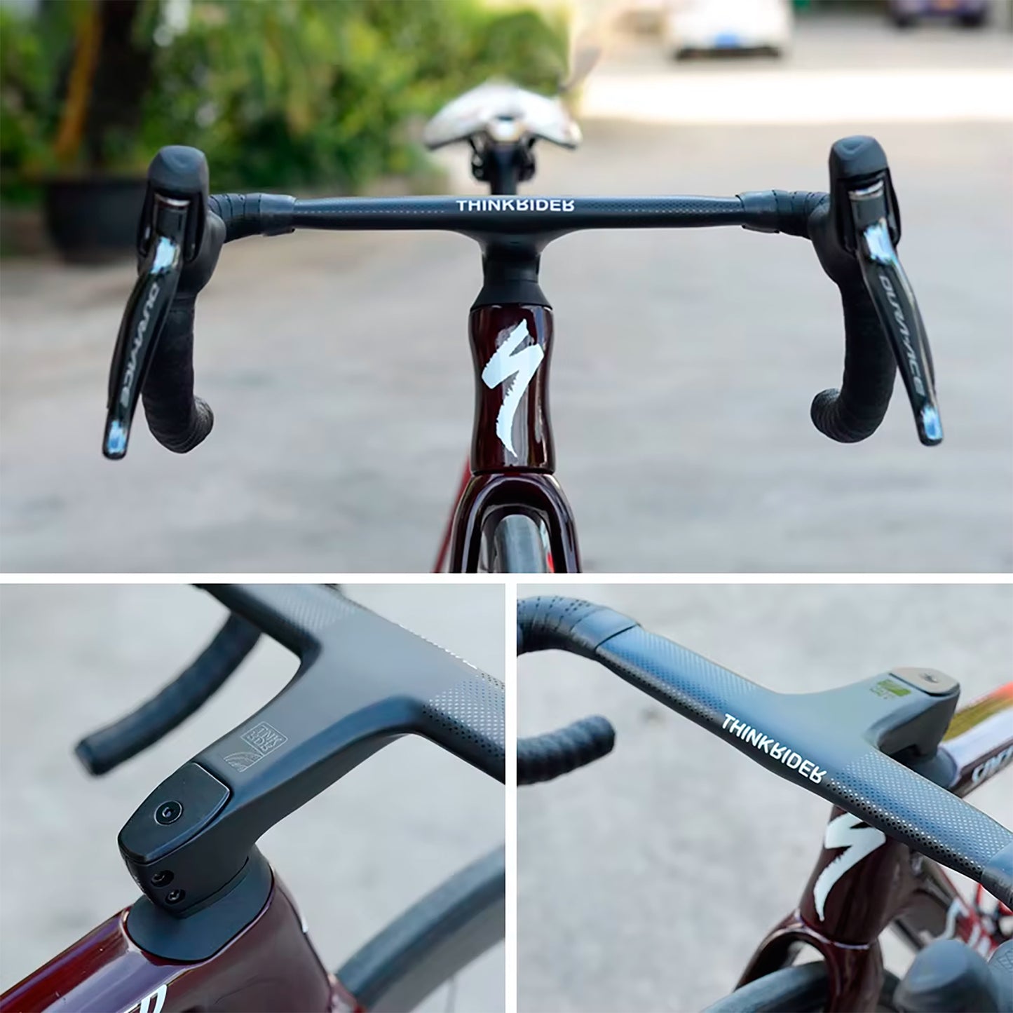 Manillar Bicicleta Thinkrider 400-100mm Fibra De Carbono