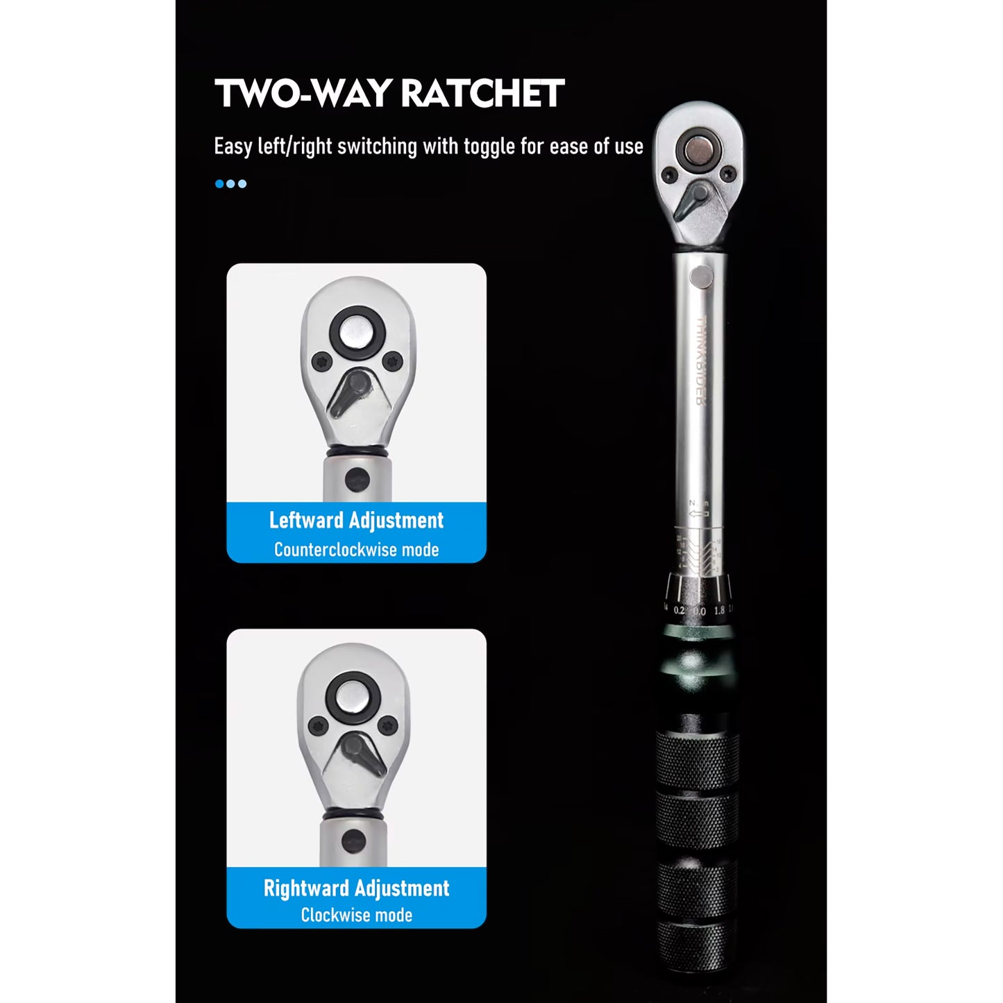 Kit De Herramientas Thinkrider Con Llave Torque Y Puntas Torx Y Allen