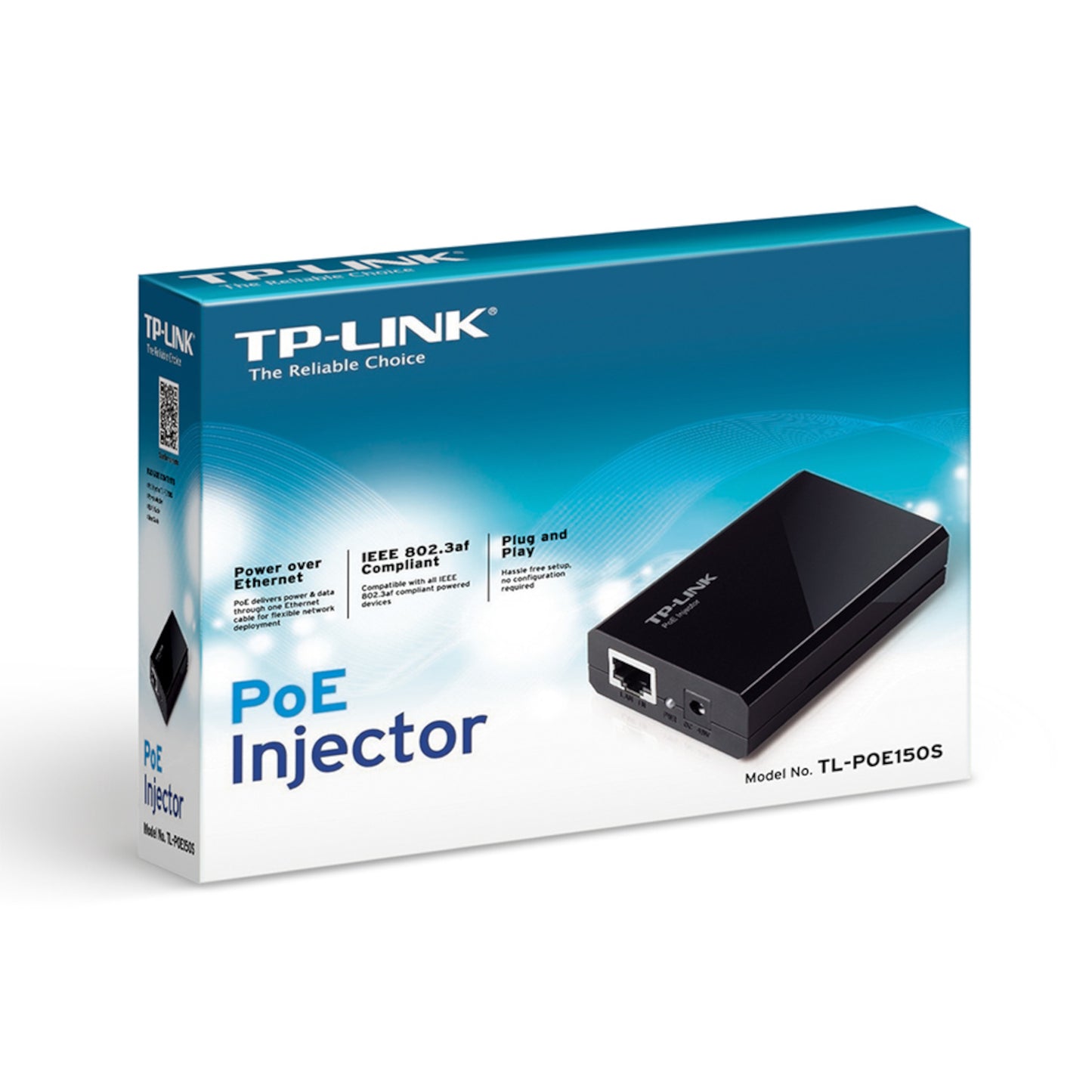 Adaptador Inyector Tp-Link Tl-poe150s 1 Puerto 1000Mbs
