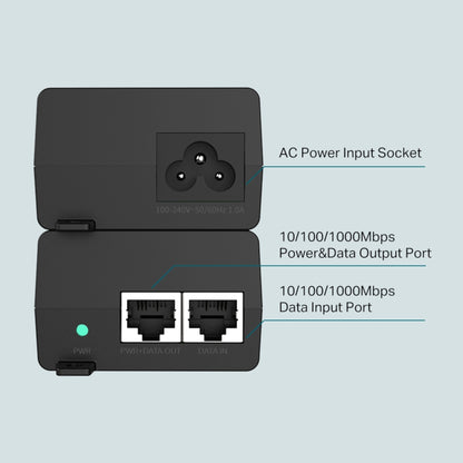 Adaptador Inyector Tp-Link Tl-poe160s 2 Puertos 1000Mbs