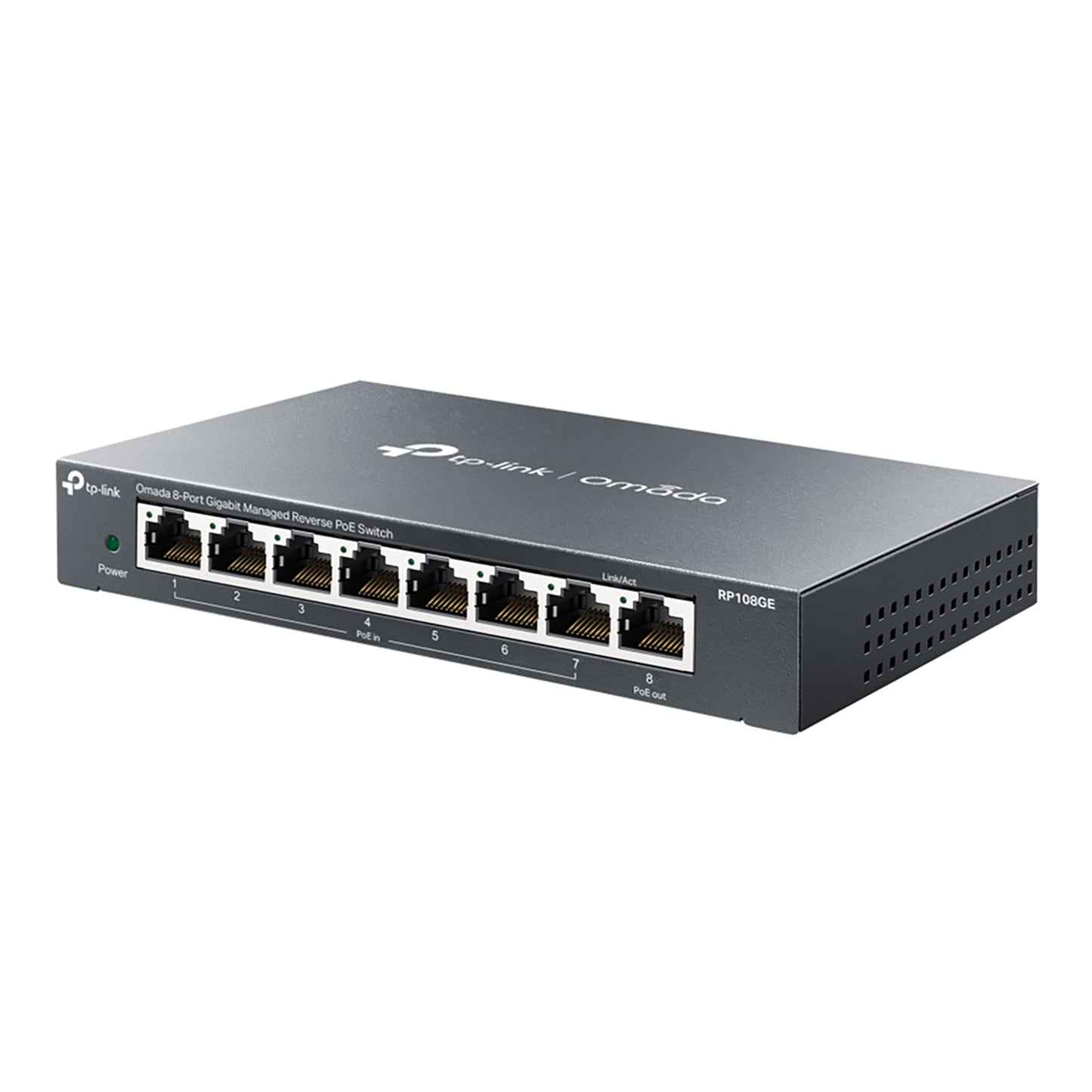 Switch De Escritorio Tp-Link Ts-RP108ge 8 Puertos Gigabit PoE