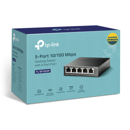 Switch Tp-Link Tl-sf1005p 5 Puertos 10/100 4 PoE