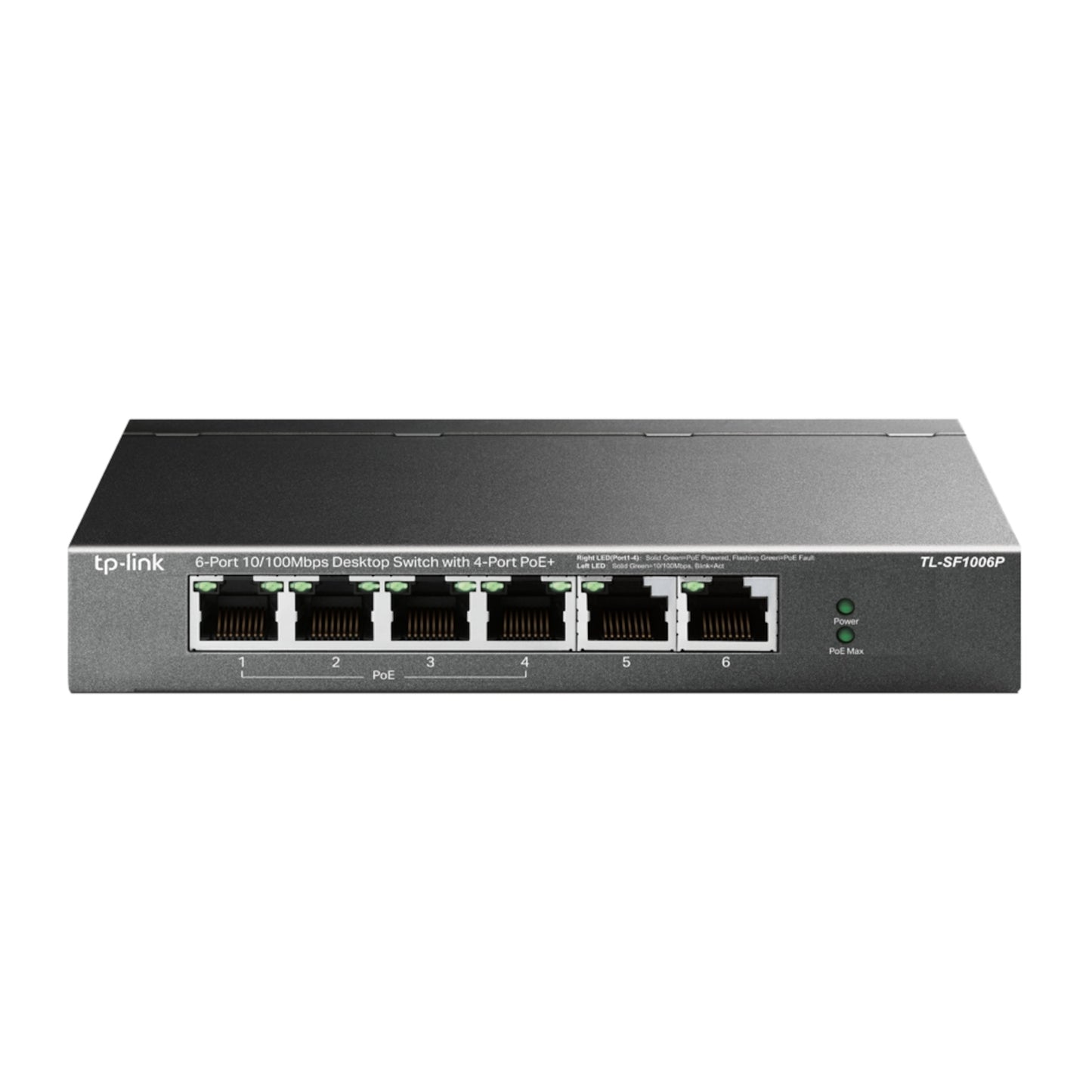 Switch Tp-Link Tl-sf1006p 6 Puertos 10/100 4 PoE