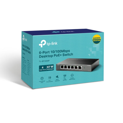 Switch Tp-Link Tl-sf1006p 6 Puertos 10/100 4 PoE