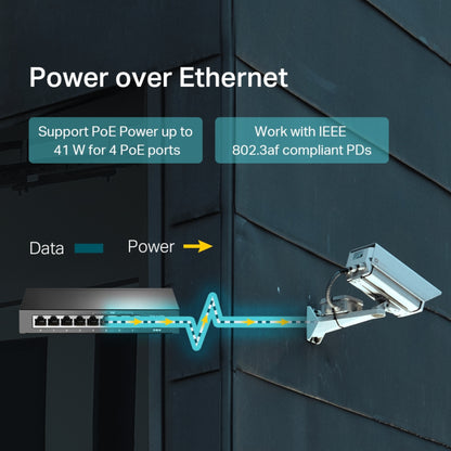 Switch Tp-Link Tl-sf1008lp 8 Puertos 10/100 4 PoE