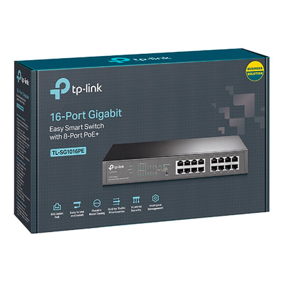 Switch De Escritorio Tp-Link Tl-sg1016p 16 Puertos Gigabit Con 8 PoE+