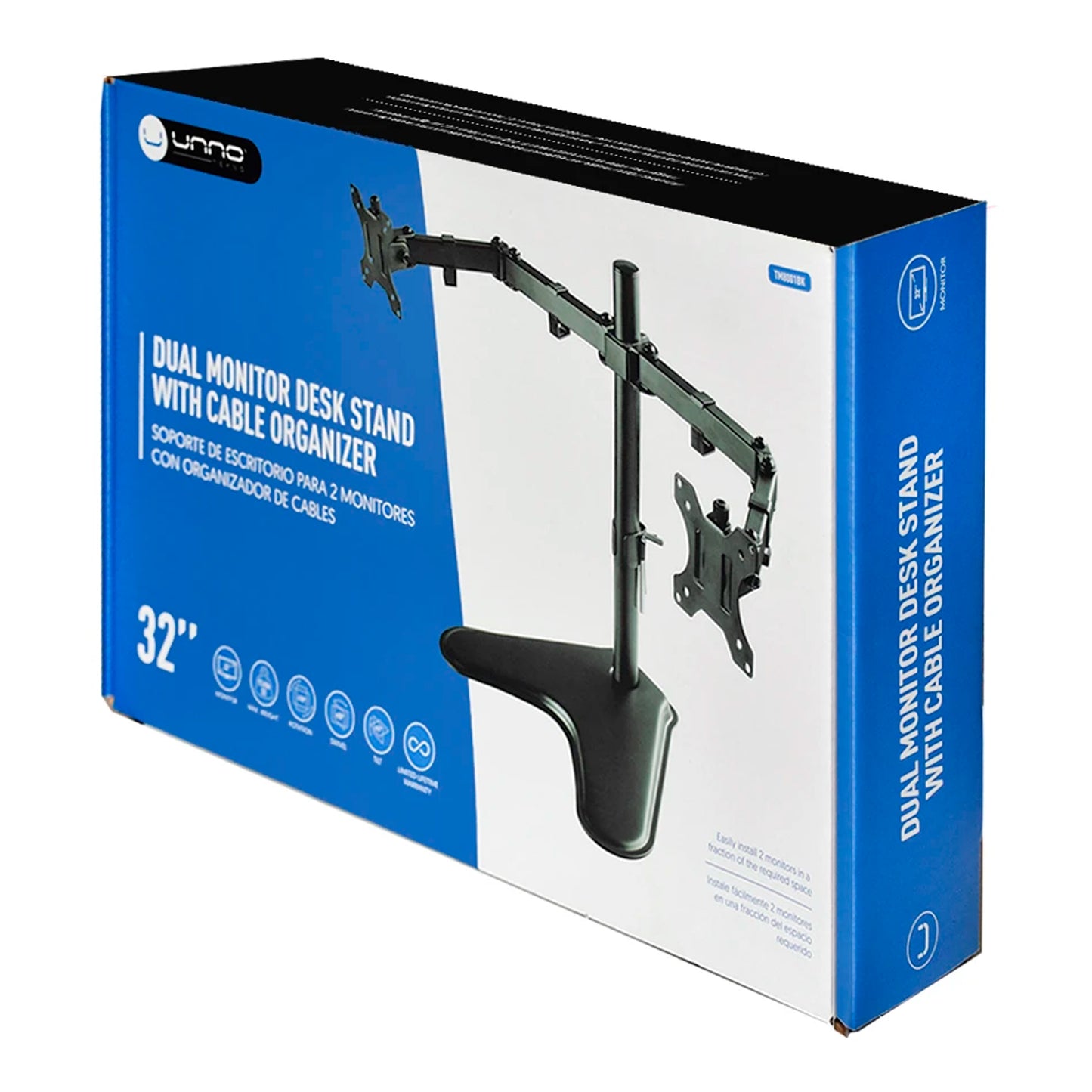 Soporte Para 2 Monitores Unno  12" A 32"