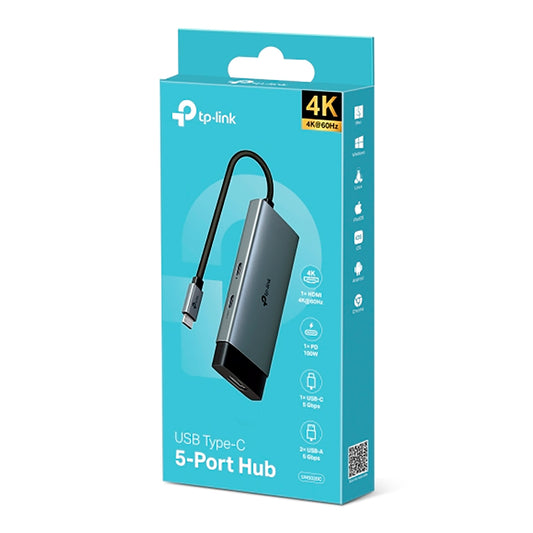 Hub Usb C 5en1 Tp-Link Uh5020c 5 Puertos