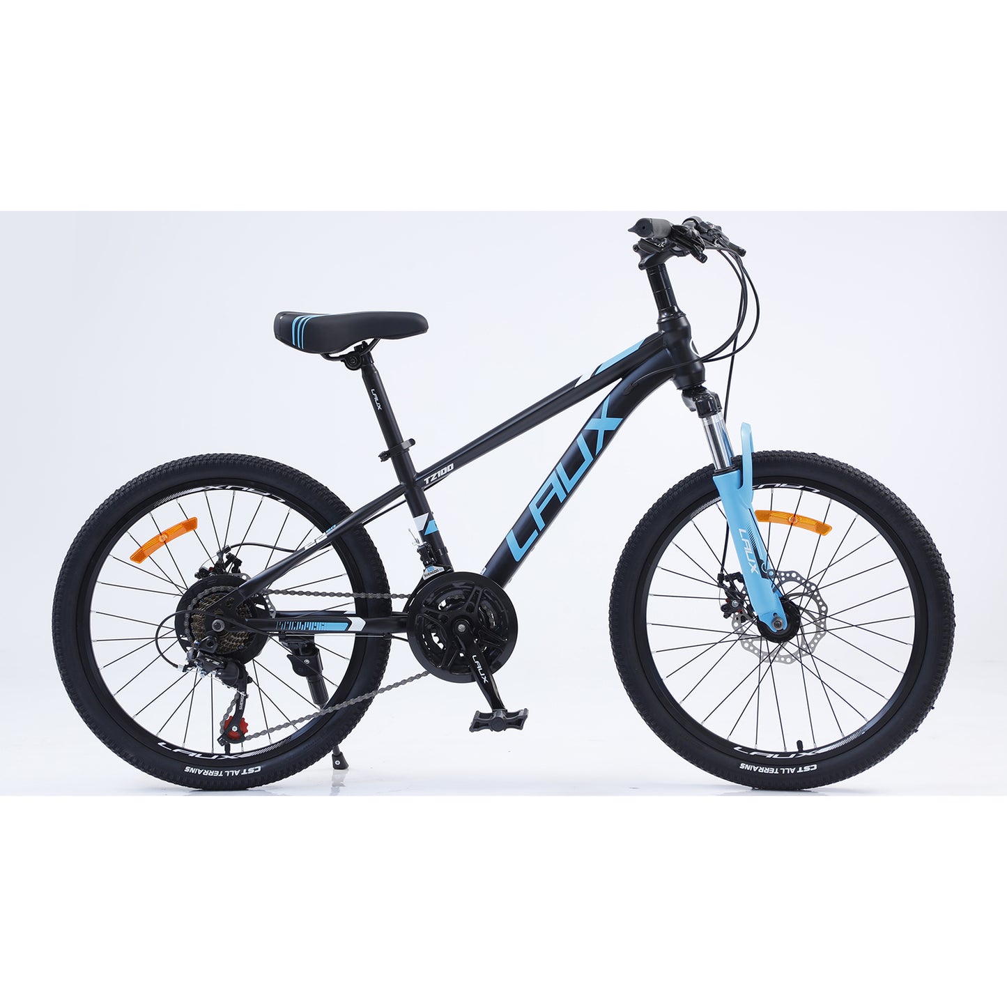 Bicicleta Para Niño Laux Tz100 21V Rodado 22