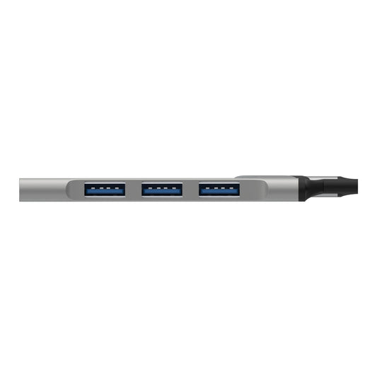 Hub 4 Puertos Unno Hb1014gy 4 Usb A