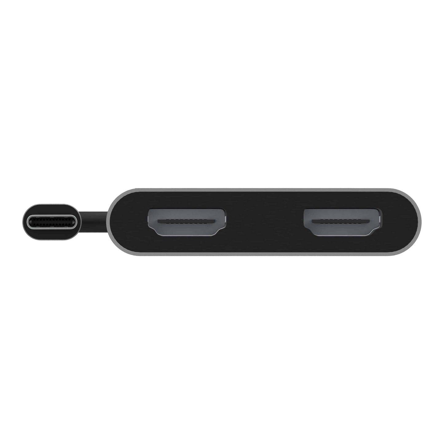 Hub 2 Puertos Unno Hb1103gy 2 Hdmi