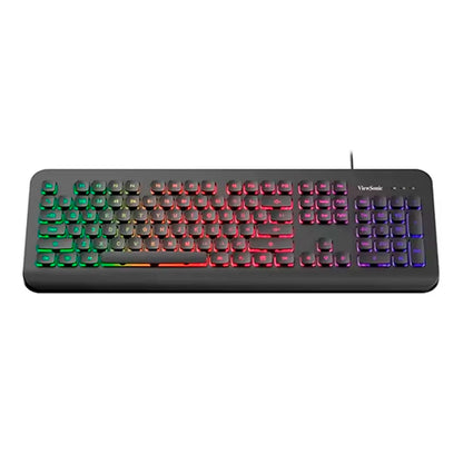 Teclado Gaming Usb A ViewSonic Ku315 Español Membrana Rgb