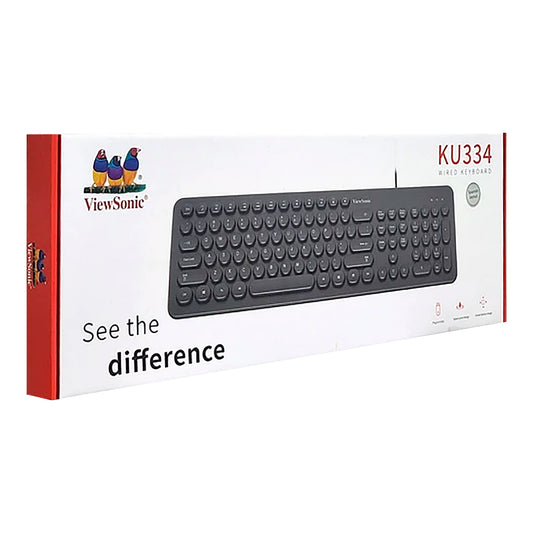 Teclado Usb A ViewSonic Ku334 Español Teclas Redondas