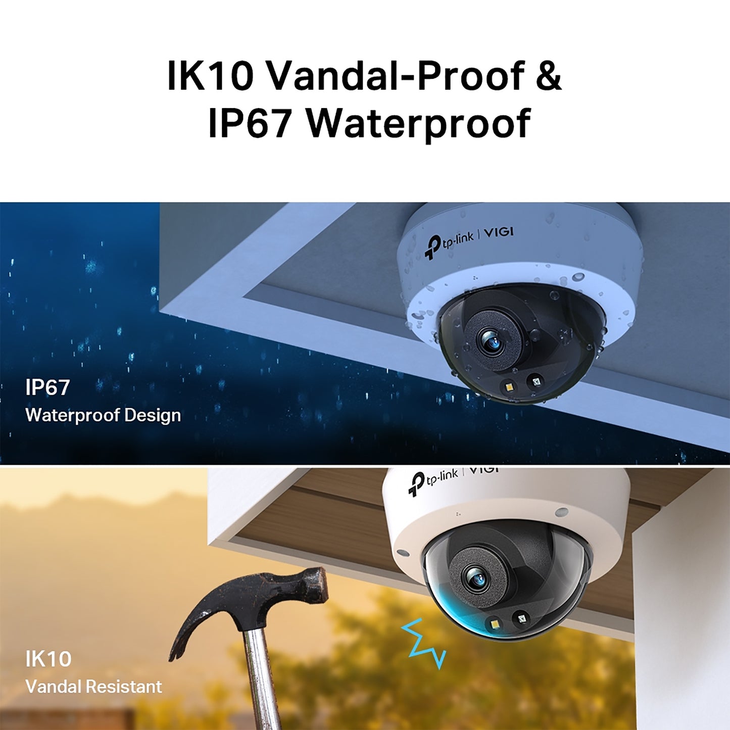 Cámara Seguridad Ext TP-LINK Vigi C240 Color Ip67 Día Noche 2K 4mp