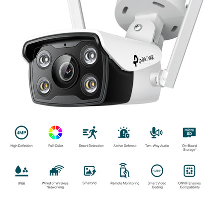 Cámara Seguridad Ext Tp-Link Vigi C340 Wi-Fi Color Ip67 Día Noche 2K 4mp