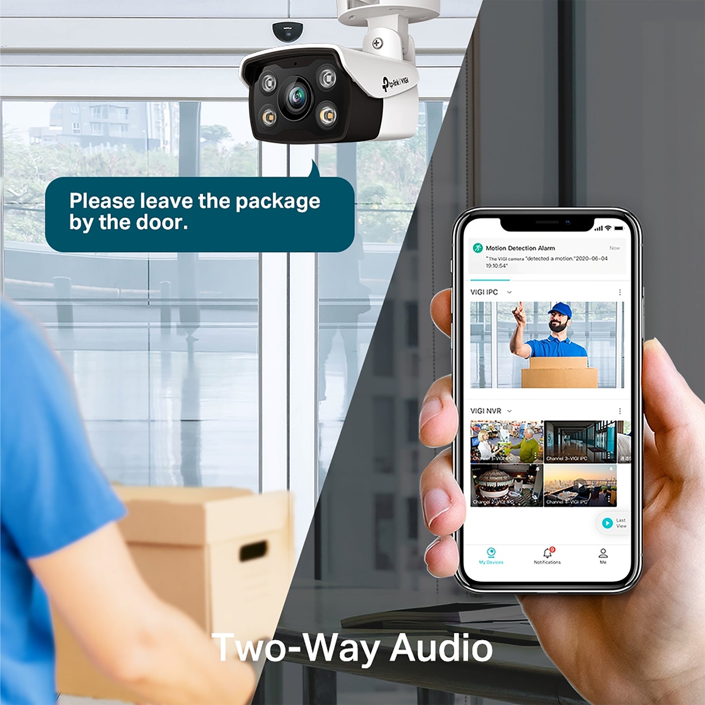 Cámara Seguridad Ext TP-LINK Vigi C340 Color Ip67 Día Noche 2K 4mp