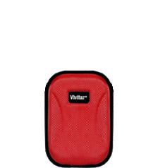 Estuche Vivitar Hard Shell Con Correa Desmontable Rojo