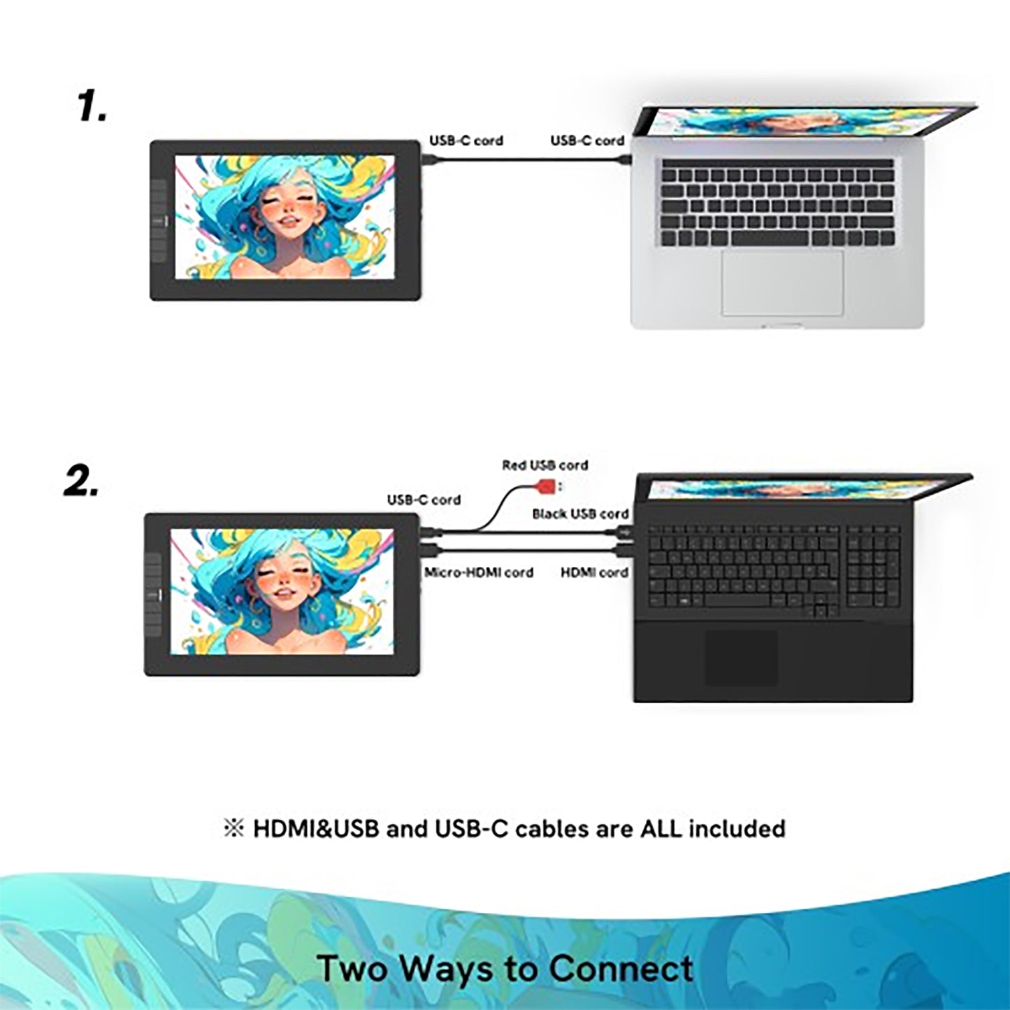 Tableta Digitalizadora Veikk Vk1200 V2 10''x6'' 1920x1080