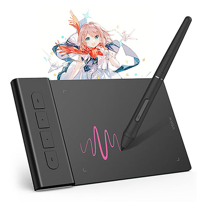Tableta Digitalizadora Veikk Vk430 Ambidiestro 4x3 5080lpi