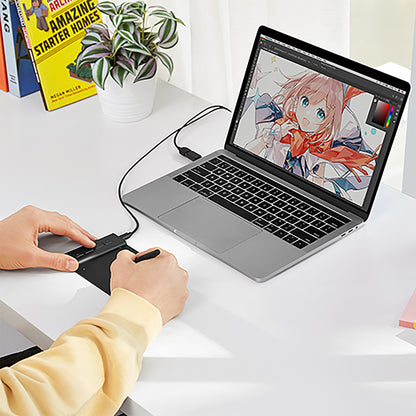 Tableta Digitalizadora Veikk Vk430 Ambidiestro 4x3 5080lpi