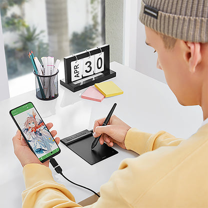 Tableta Digitalizadora Veikk Vk430 Ambidiestro 4x3 5080lpi