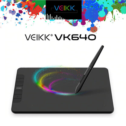 Tableta Digitalizadora Veikk Vk640 Ambidiestro 6x4 5080lpi