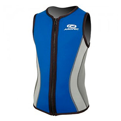 Chaleco Neopreno 2mm Natación Aropec Niño 12 Negro
