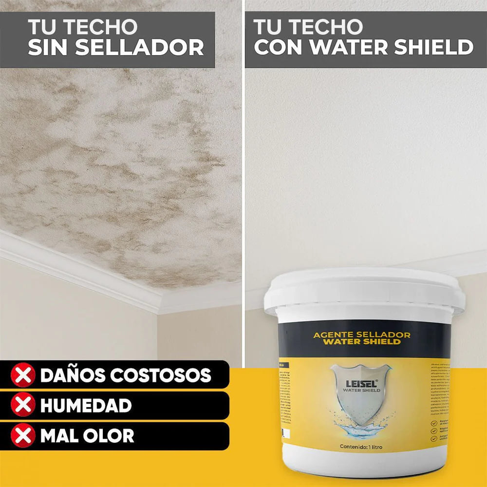 Agente Sellador Impermeable Water Shield Leisel (8 Litros)