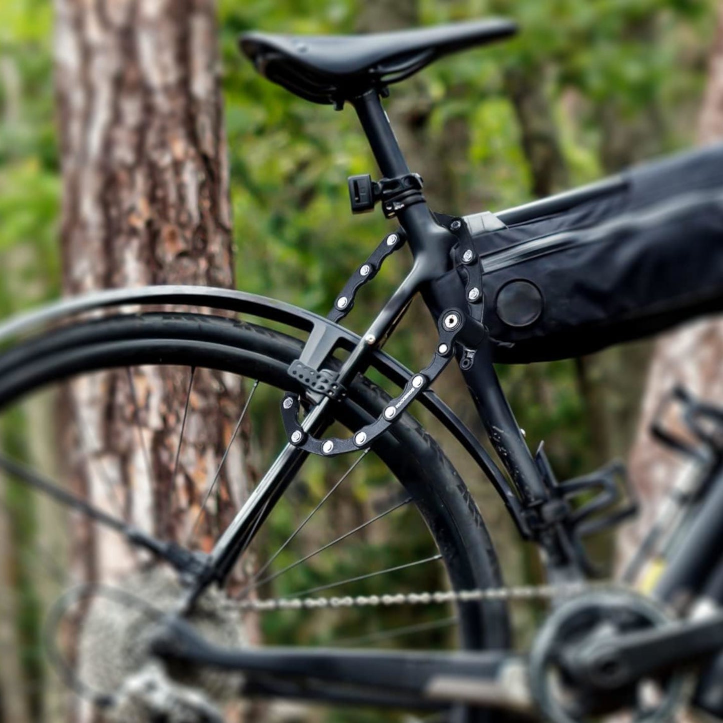 Candado Plegable Rockbros Para Bicicleta Wd795 70cm