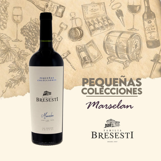 Vino Pequeñas Colecciones Bresesti Marselan 750cc