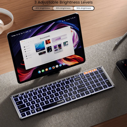 Teclado Retroiluminado Plegable Bluetooth ProtoArc Xk01-plus