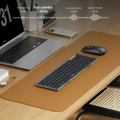 Combo Mouse y Teclado Plegable Bluetooth ProtoArc Xkm01