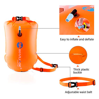 Boya Bolso Marjaqe Impermeable 100% 16l Naranja