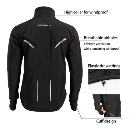 Campera Impermeable Rockbros Cintas Reflectivas Xxxxl