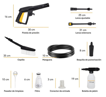 Hidrolavadora Kingsman Port 1800w