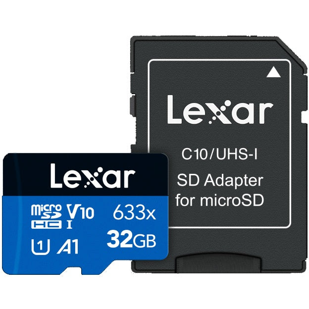 Memoria microSDHC Lexar 32GB 633x UHS-I Blue Series